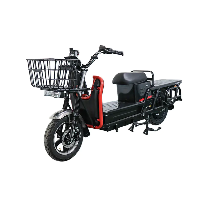 Due ruote motociclisti di carico elettrico